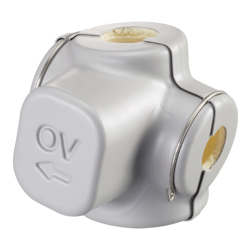 Coque isolante Oventrop Cocon QTZ DN15-20 sauf plage de régulation 180-1300 l/h