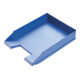 Corbeille à courrier pour DIN A4-C4 plastique bleu H67xl245xP347 mm avec zone de