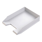 Corbeille à courrier pour DIN A4-C4 plastique gris clair H67xl245xP347 mm avec z-1