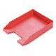 Corbeille à courrier pour DIN A4-C4 plastique rouge H67xl245xP347 mm avec zone d-1
