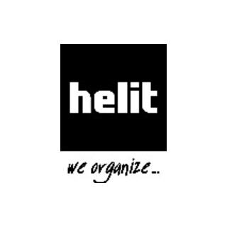 corbeille à papier Helit avec poignée (différentes couleurs)