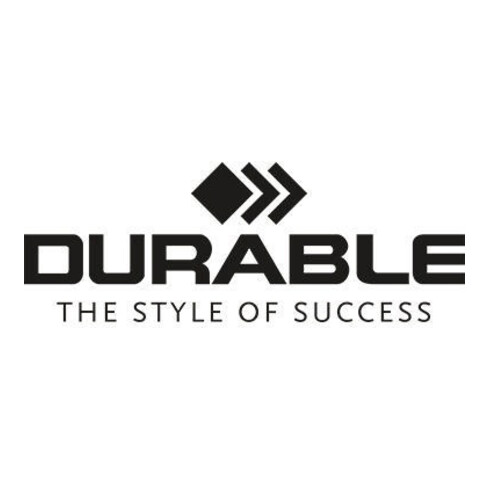 Corbeille durable DURABIN 90l Gris/Noir