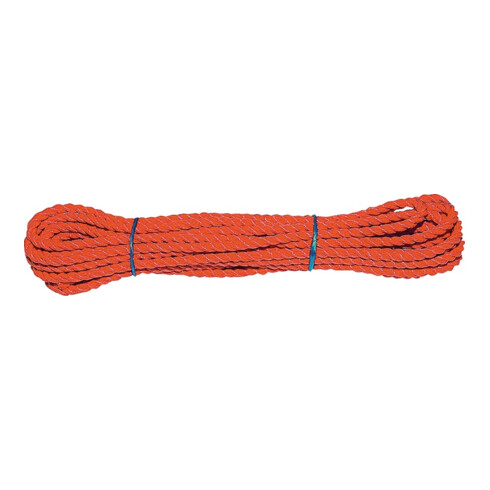 Corde multiusage L. 10 m D. 10 mm orange