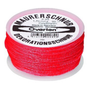 Cordon de maçon Overmann en polyéthylène rouge