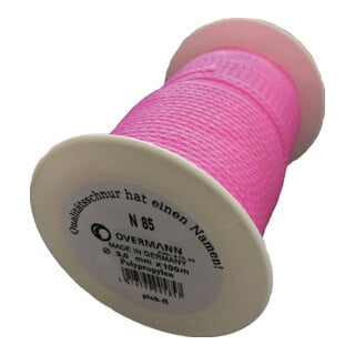 Cordeau de paveur L. 100 m 100 kg polypropylène rose