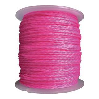 Cordeau de paveur L. 100 m 30 kg polypropylène rose