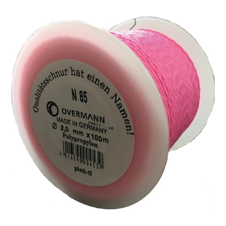 Cordeau de paveur L. 100 m 60 kg polypropylène rose