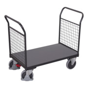 Cordes Doppel-Stirnwandwagen mit Draht RAL 7016-1