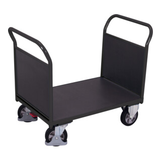 Cordes Doppel-Stirnwandwagen Siebdruckplatte RAL 7016