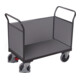 Cordes Dreiwandwagen RAL 7016 Holzoberfläche