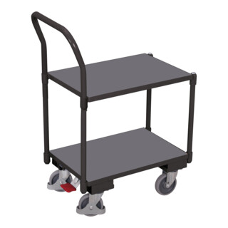 Cordes Euro-System-Roller mit 2 Ladeflächen Schiebebügel RAL 7016