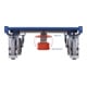 Cordes Euro-System-Roller mit Eckhülsen RAL 7016 anthrazitgrau