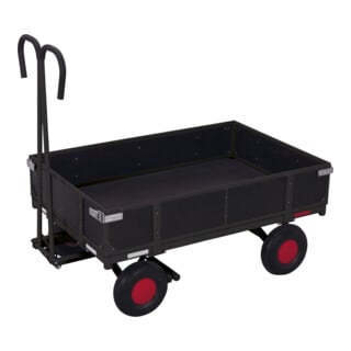Cordes Handpritschenwagen mit Bordwand RAL 7016