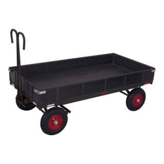 Cordes Handpritschenwagen mit Bordwand RAL 7016