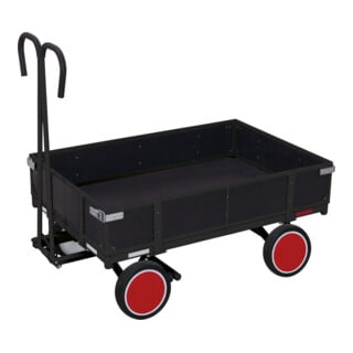 Cordes Handpritschenwagen mit Bordwand RAL 7016