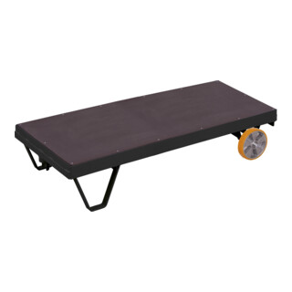 Cordes Schwerlast-Rollplatte RAL 7016