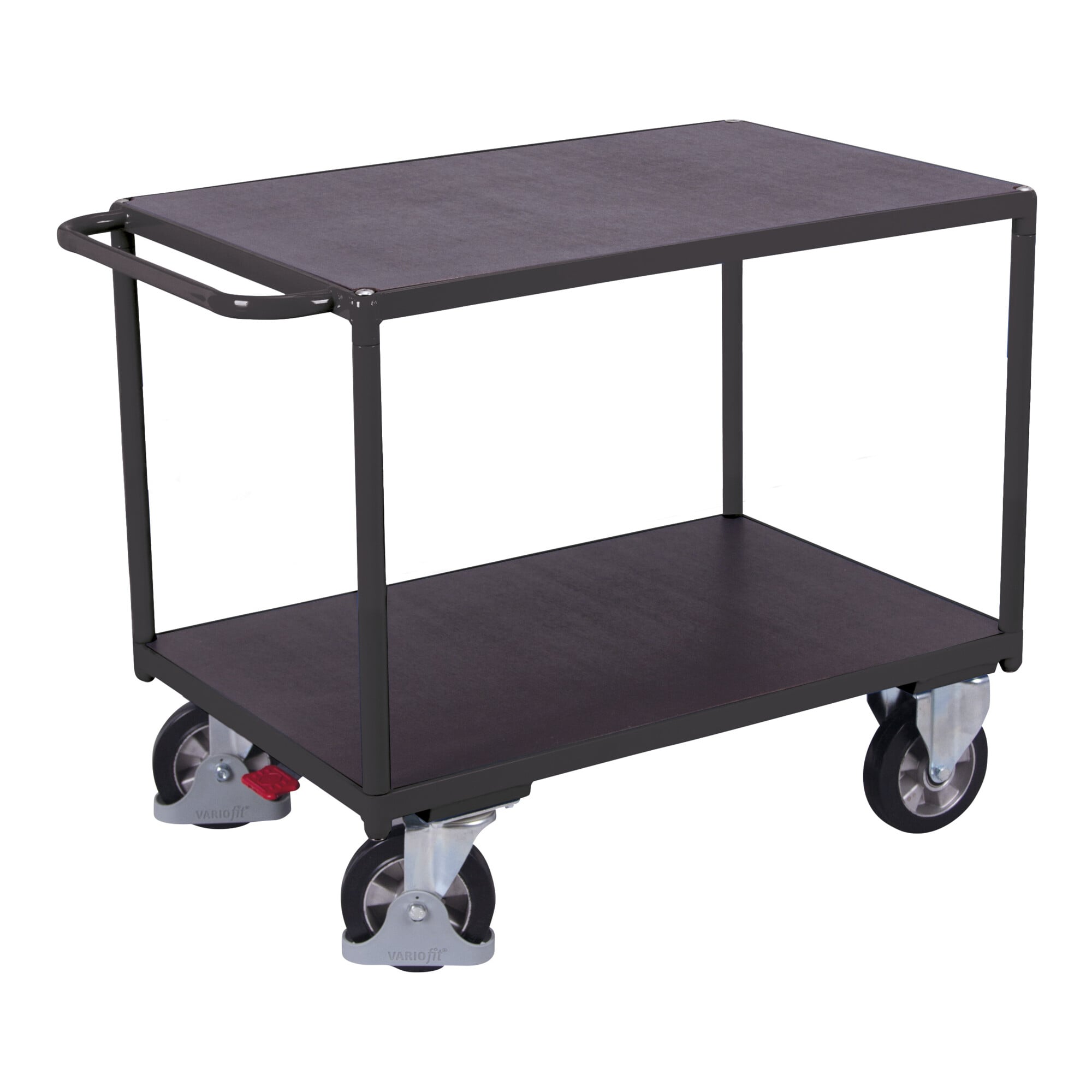 Cordes Schwerlast Tischwagen RAL 7016 mit 2 Ladeflächen
