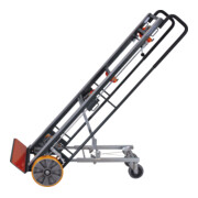 Cordes Sperrgutkarre Stützräder RAL 7016-4