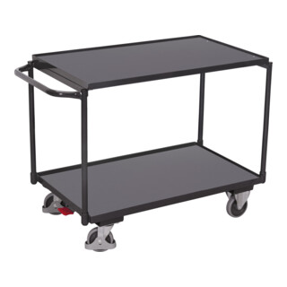 Cordes Tischwagen mit 2 Ladeflächen RAL 7016