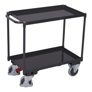 Cordes Tischwagen mit 2 Ladeflächen RAL 7016