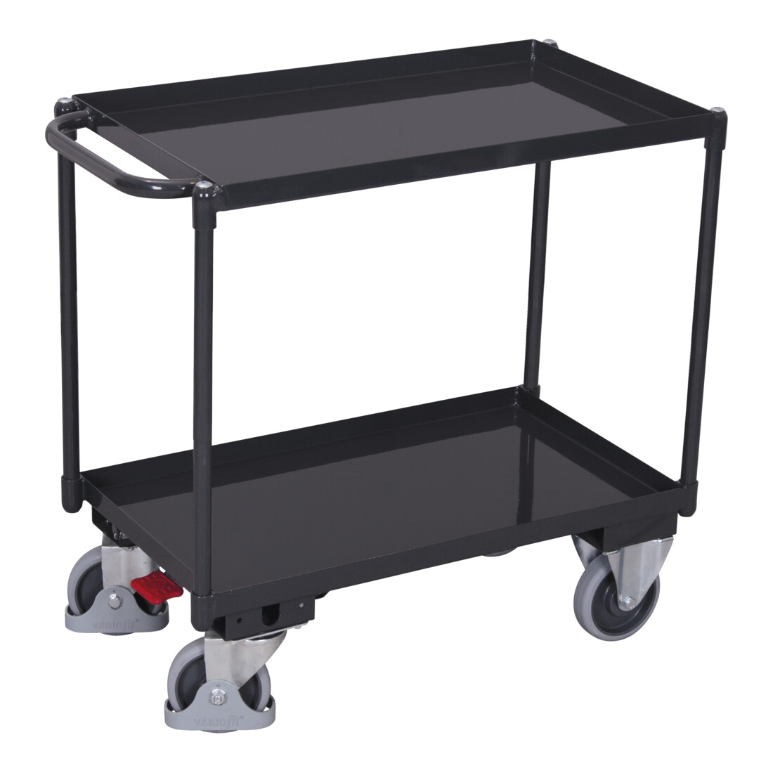 Cordes Tischwagen mit 2 Ladeflächen RAL 7016