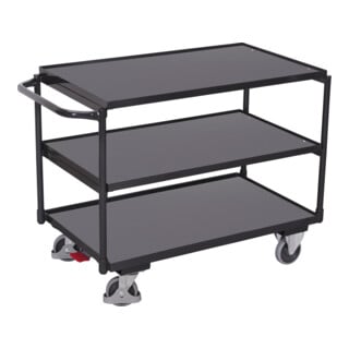 Cordes Tischwagen mit 3 Ladeflächen RAL 7016