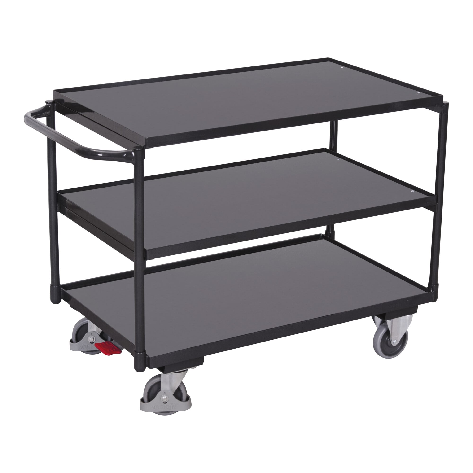 Cordes Tischwagen mit 3 Ladeflächen RAL 7016