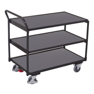 Cordes Tischwagen mit 3 Ladeflächen RAL 7016