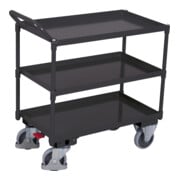 Cordes Tischwagen mit 3 Ladeflächen RAL 7016
