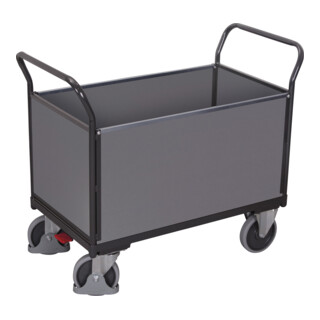 Cordes Vierwandwagen Holz RAL 7016