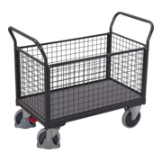 Cordes Vierwandwagen mit Draht RAL 7016-1