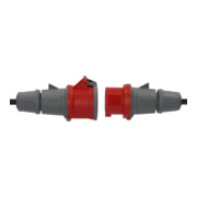 Cordon prolongateur CEE IP44 30m noir H07RN-F 5G1,5 pentapolaire-4
