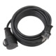 Cordon prolongateur IP44 pour chantiers 10m noir H07RN-F 3G1,5-1