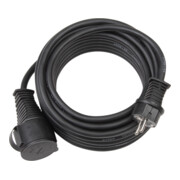 Cordon prolongateur IP44 pour chantiers 10m noir H07RN-F 3G1,5