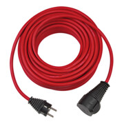 Cordon prolongateur IP44 pour chantiers 10m rouge H07RN-F 3G1,5