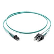 Corning Câble de raccordement fibre optique LC/SC OM3 50/125, 1 m, turquoise F055702T2Z20001M-1