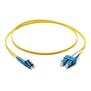 Corning Câble de raccordement fibre optique LC/SC OS2 9/125 10 m jaune