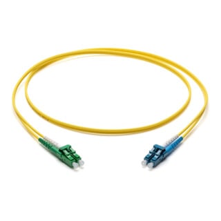 Corning Câble de raccordement LWL LC(APC)/LC OS2 1 m jaune