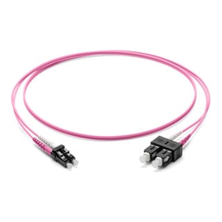 Corning Câble de raccordement LWL LC/SC OM4 50/125 3m violet