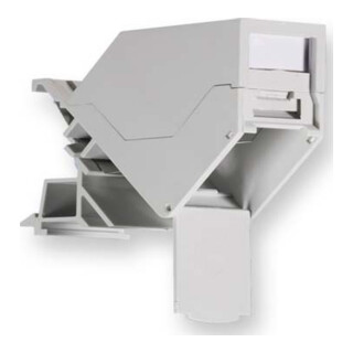 Corning Ind.-Hutschienenadapter 1-Port, RAL7035 WAXISE-V0103-C001