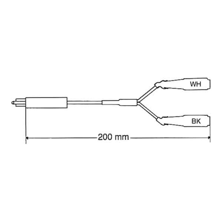 Corning LSA-Plus Câble de test 4 pôles Bu. 0,2 m DE620001672