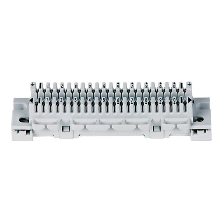 Corning LSA-Plus2 barre de connexion pour 10 DA avec code couleur DE620045695
