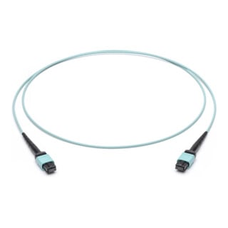 Corning LWL-Patchkabel 8F MPO PC OM4 4m türkis