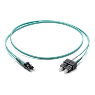 Corning LWL-Patchkabel LC/SC OM3 50/125 3m türkis
