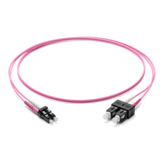 Corning LWL-Patchkabel LC/SC OM4 50/125 5m violett