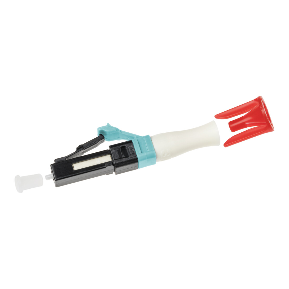 Corning NPC LC-Stecker 50µ OM3/OM4 sw aq 80611327745
