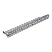 Corning Panel 24er Alu geb. f.Cat6/Cat6A Module UU001622701-1