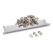 Corning Patchpanel 24 Ports 1HE mit Cat6A PL Modulen UU001622826-3