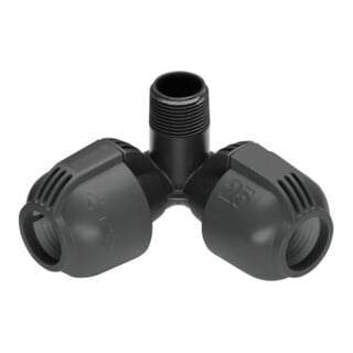 Coude pour système d'arrosage GARDENA, 25 mm x 3/4" mâle