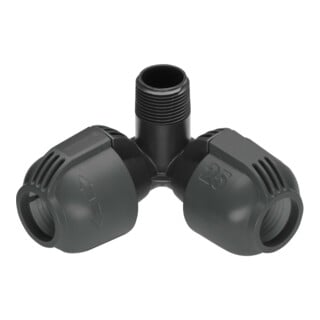 Coude pour système d'arrosage GARDENA, 25 mm x 3/4" mâle